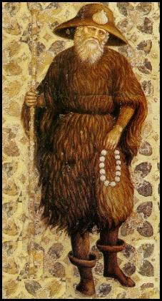 Pellegrino diretto a Santiago di Compostela