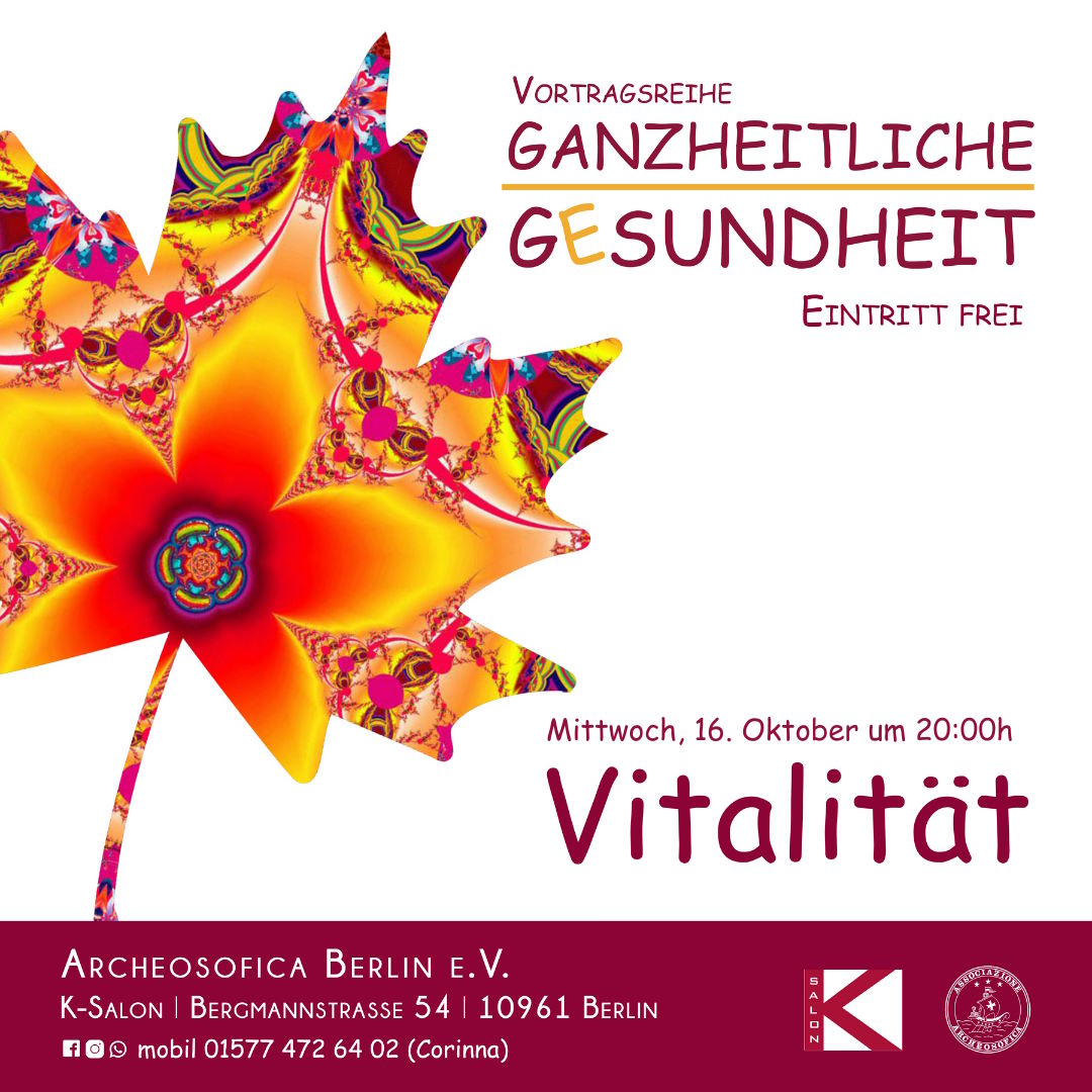 Ganzheitliche Gesundheit - Vitalität Ganzheitliche Gesundheit - Vitalität